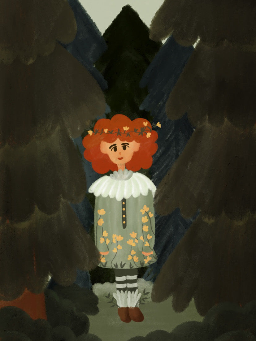 Between The Trees Artprint