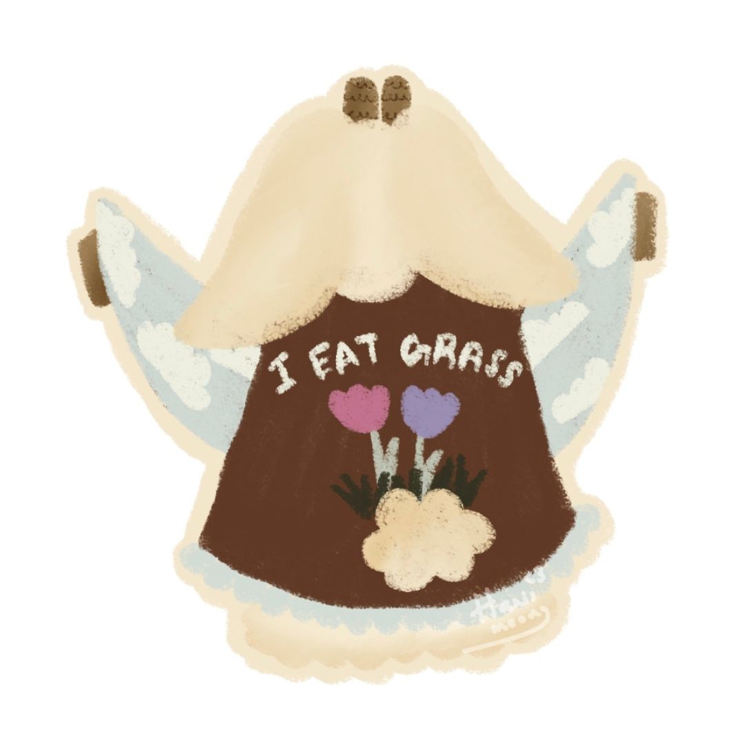 Baa Baa Sheep Sticker – The Grass Shirt