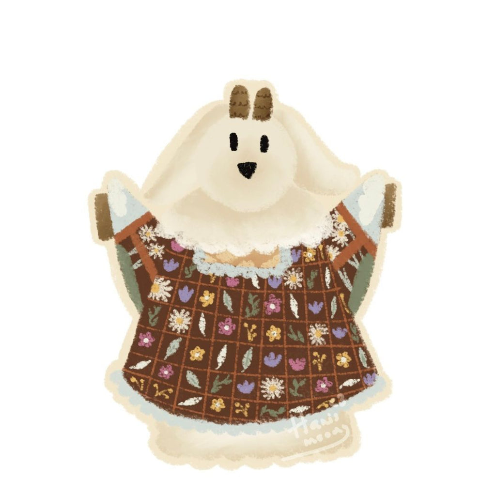 Baa Baa Sheep Sticker – The Cozy Quilt Dress