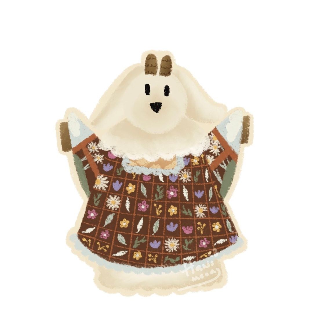 Baa Baa Sheep Sticker – The Cozy Quilt Dress