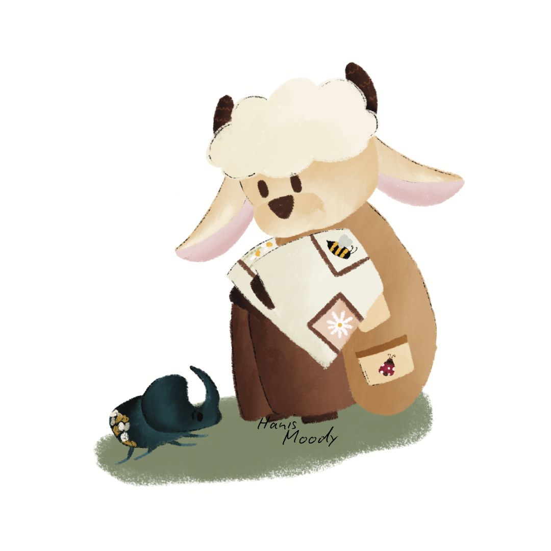 Baa Baa Industries™ - Bug Catcher and Rhino Beetle Sticker