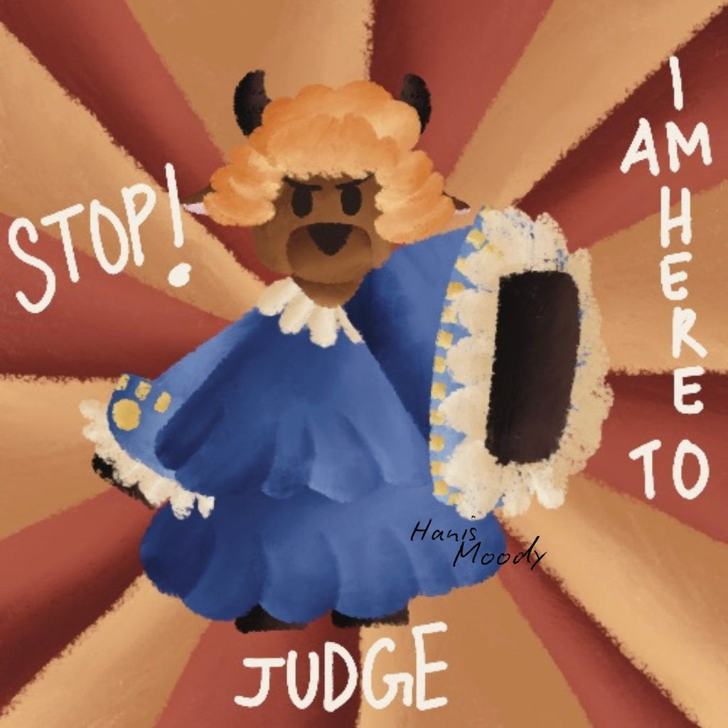 Baa Baa Industries™ -  I am Here to Judge Sticker