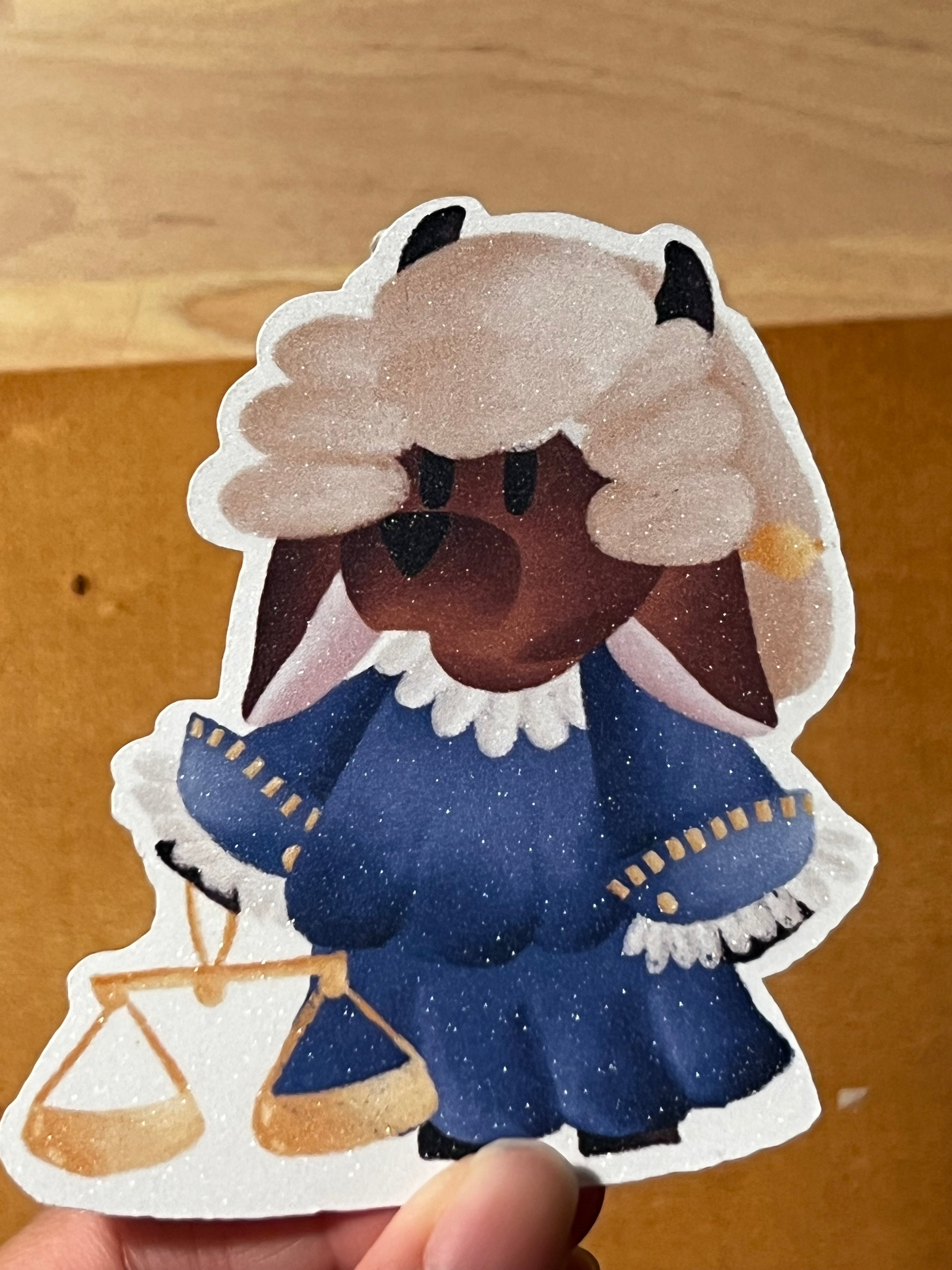Baa Baa Industries™ -  Sheep in Judge Robe Sticker